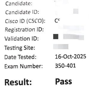 October 16, 2025 Beijing 350-401 Pass