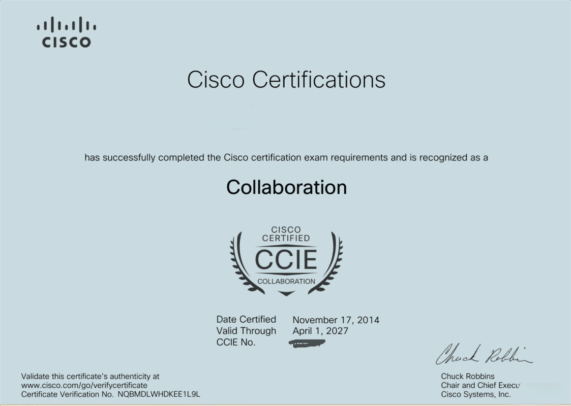 CCIE Collaboration